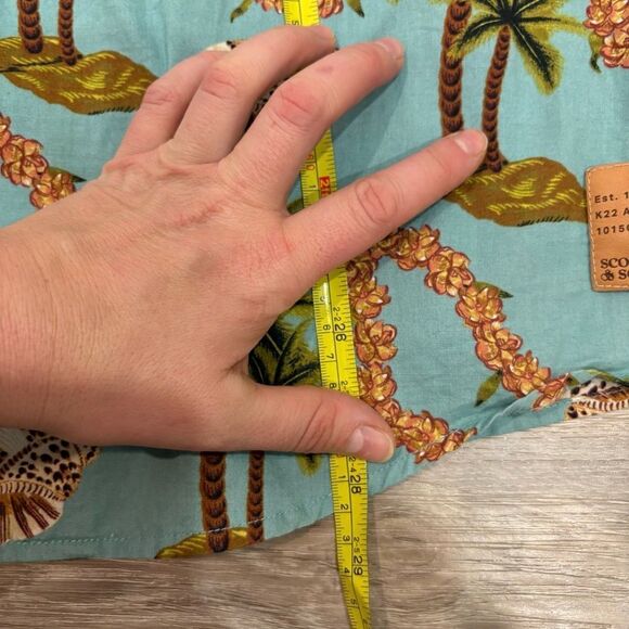 Scotch & Soda Regular-Fit Floral Print Poplin Shirt sz M - Picture 10 of 10